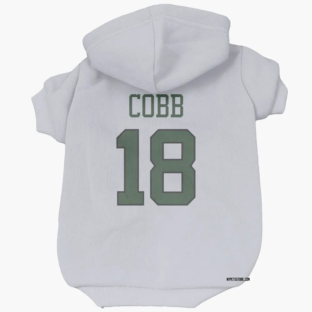 New York Jets Randall Cobb White Pet Hoodie for Dog & Cat