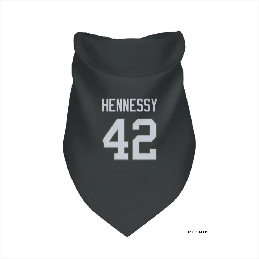 New York Jets Thomas Hennessy Black Pet Bandana for Dog & Cat