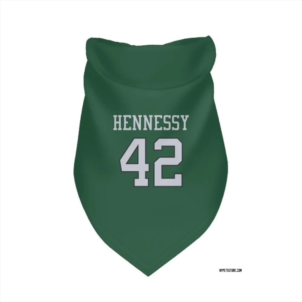 New York Jets Thomas Hennessy Green Pet Bandana for Dog & Cat