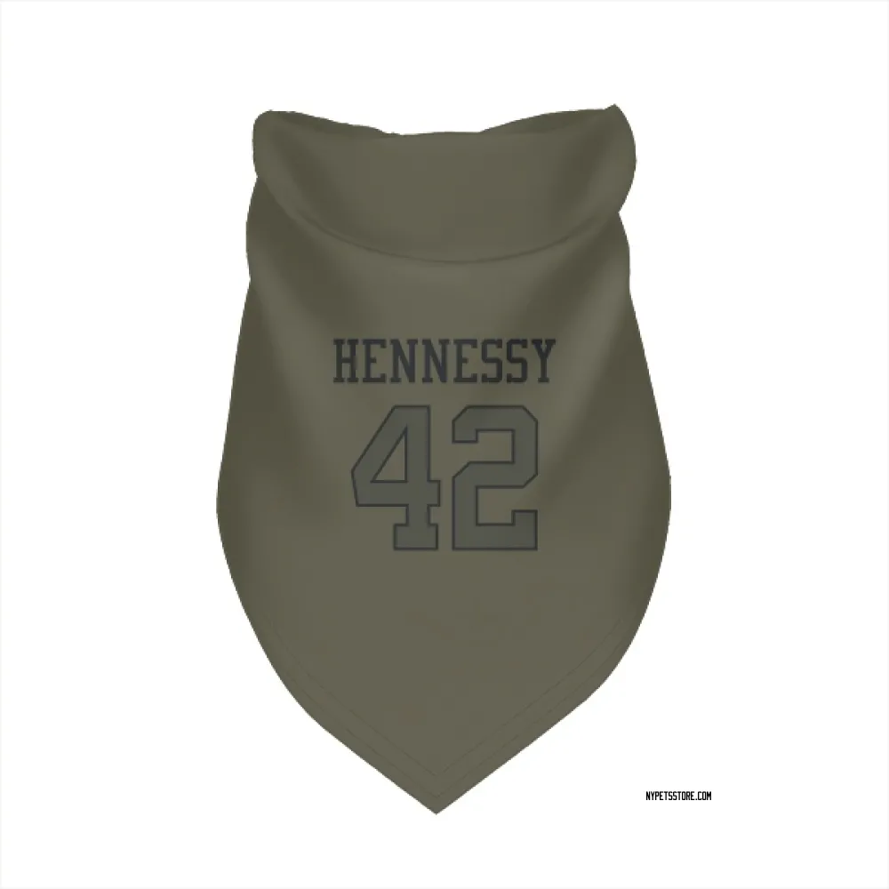 New York Jets Thomas Hennessy Olive Pet Bandana for Dog & Cat