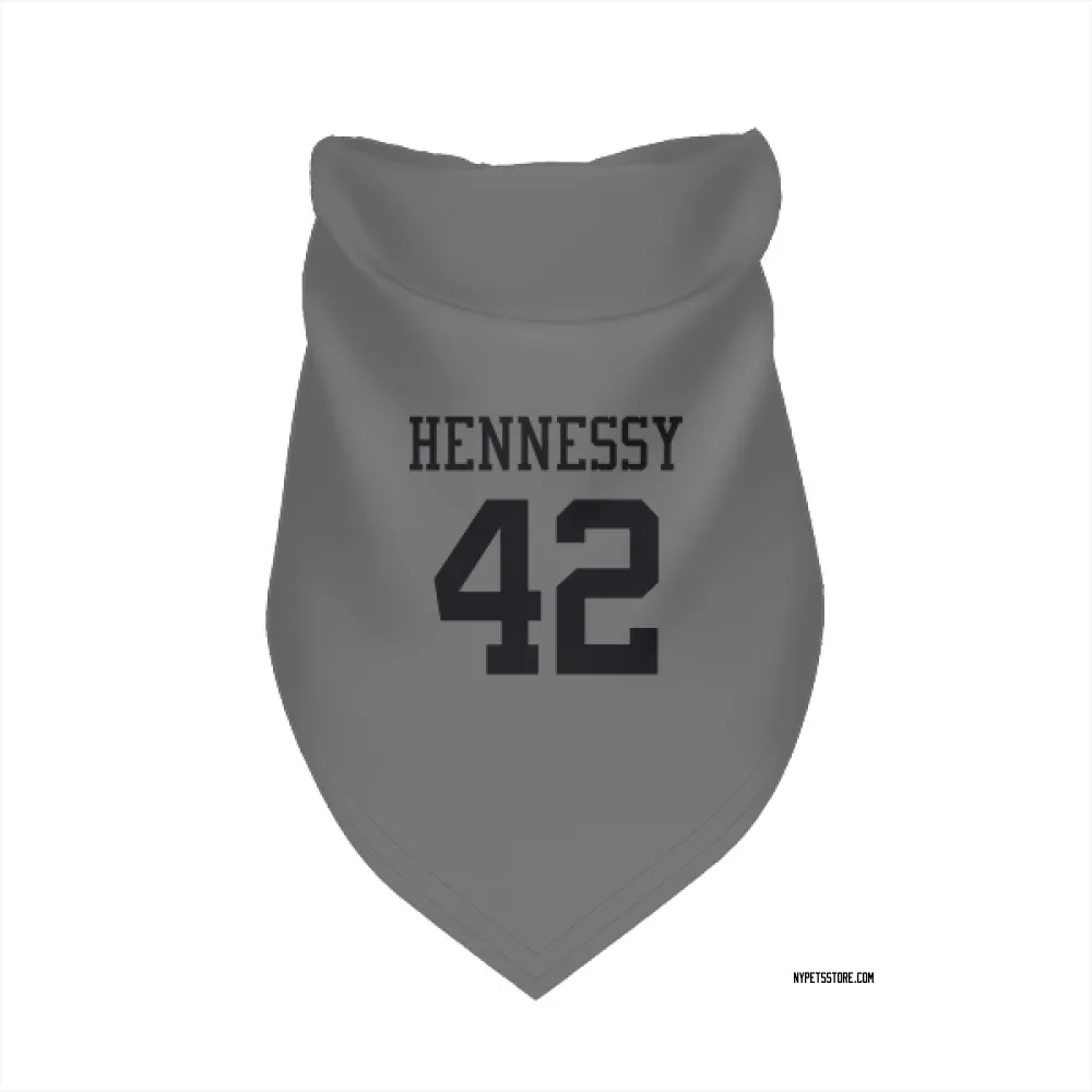 New York Jets Thomas Hennessy Silver Pet Bandana for Dog & Cat