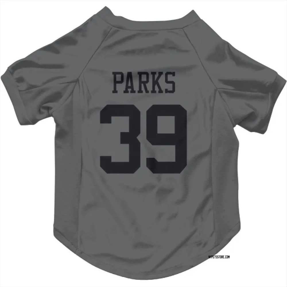 New York Jets Will Parks charcoal Pet Jersey for Dog & Cat