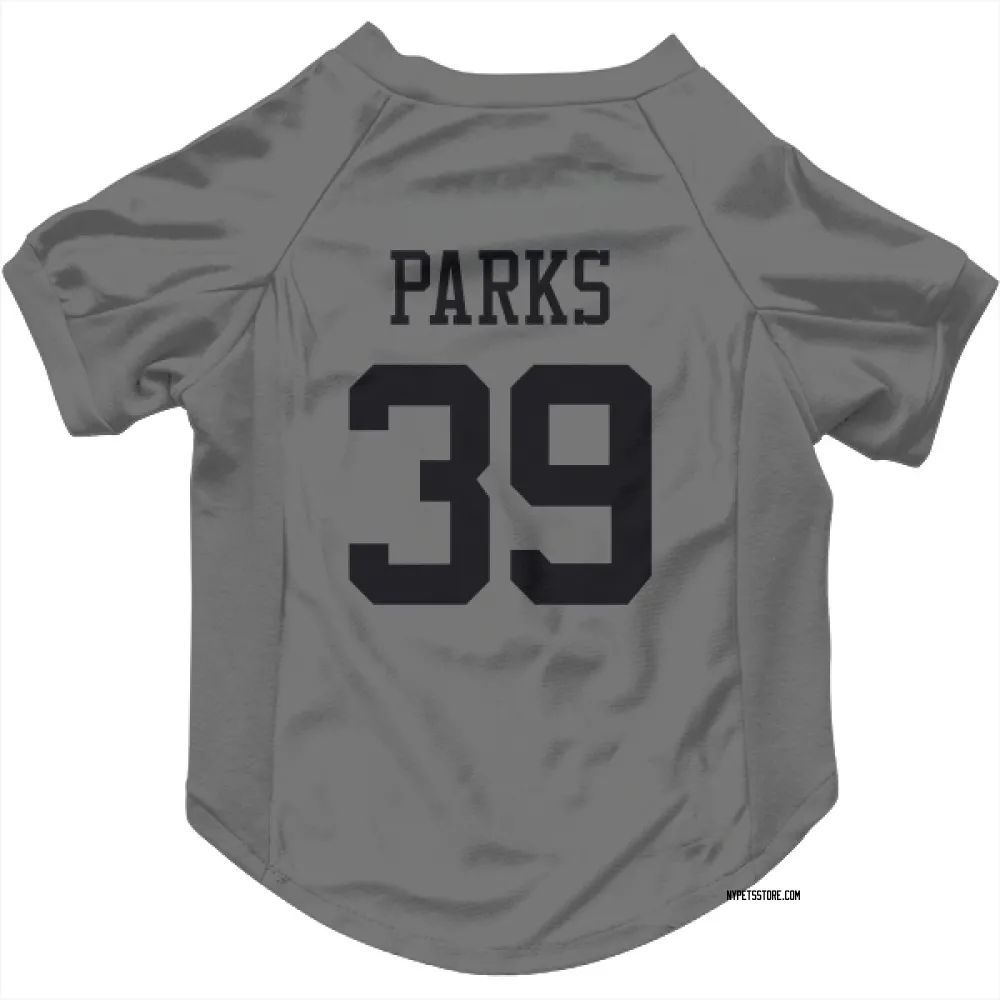 New York Jets Will Parks Silver Pet Jersey for Dog & Cat