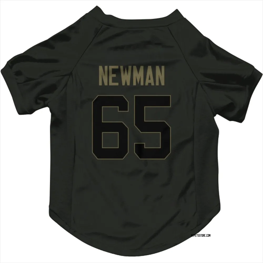 New York Jets Xavier Newman Black Service Pet Jersey for Dog & Cat