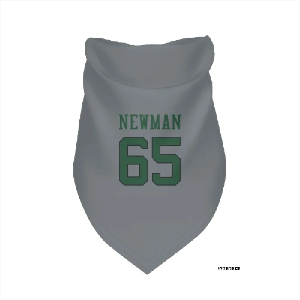 New York Jets Xavier Newman Gray Pet Bandana for Dog & Cat