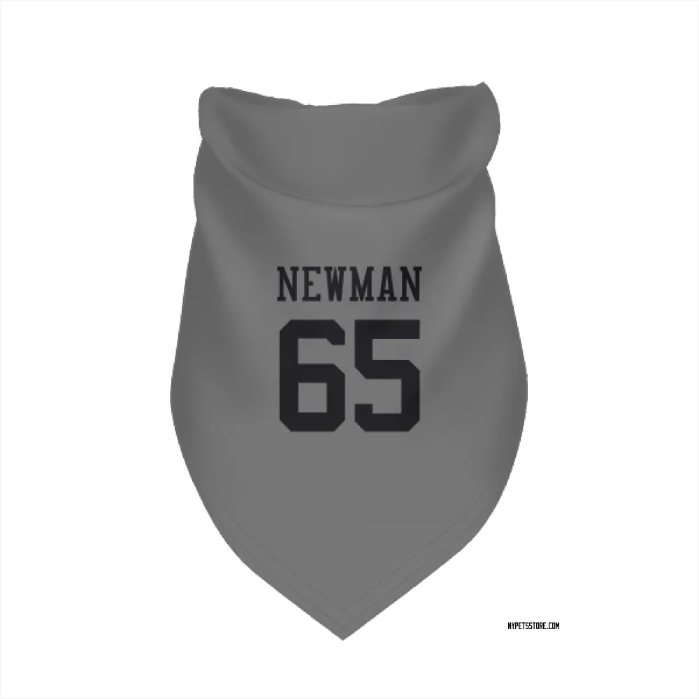 New York Jets Xavier Newman Silver Pet Bandana for Dog & Cat