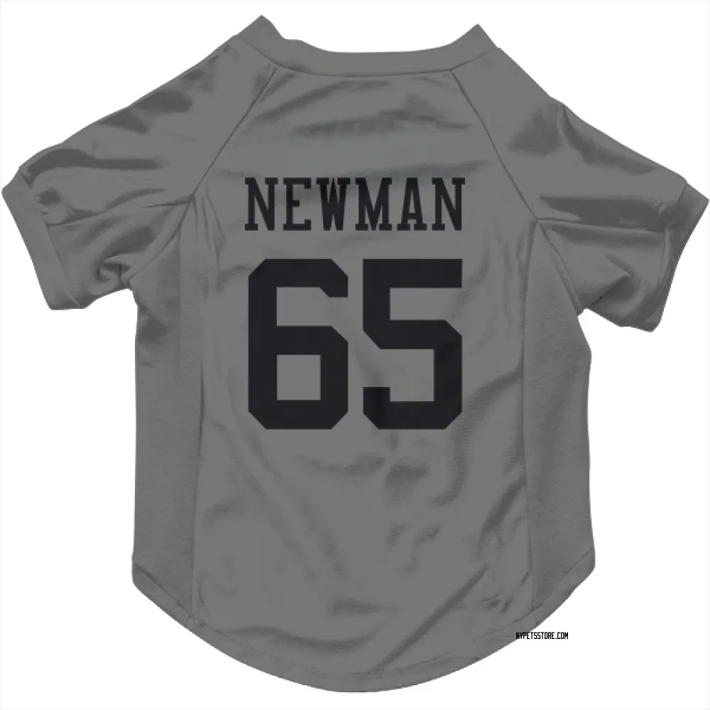 New York Jets Xavier Newman Silver Pet Jersey for Dog & Cat