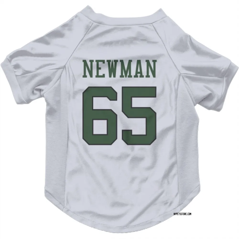 New York Jets Xavier Newman White Pet Jersey for Dog & Cat